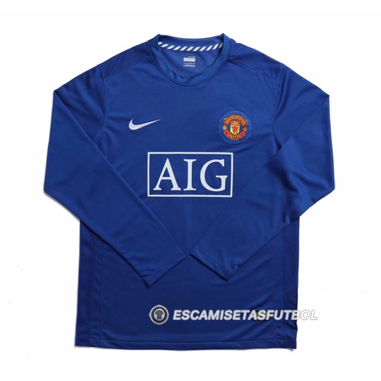 Camiseta Manchester United 1ª Manga Larga Retro 2002 - Haga un click en la imagen para cerrar